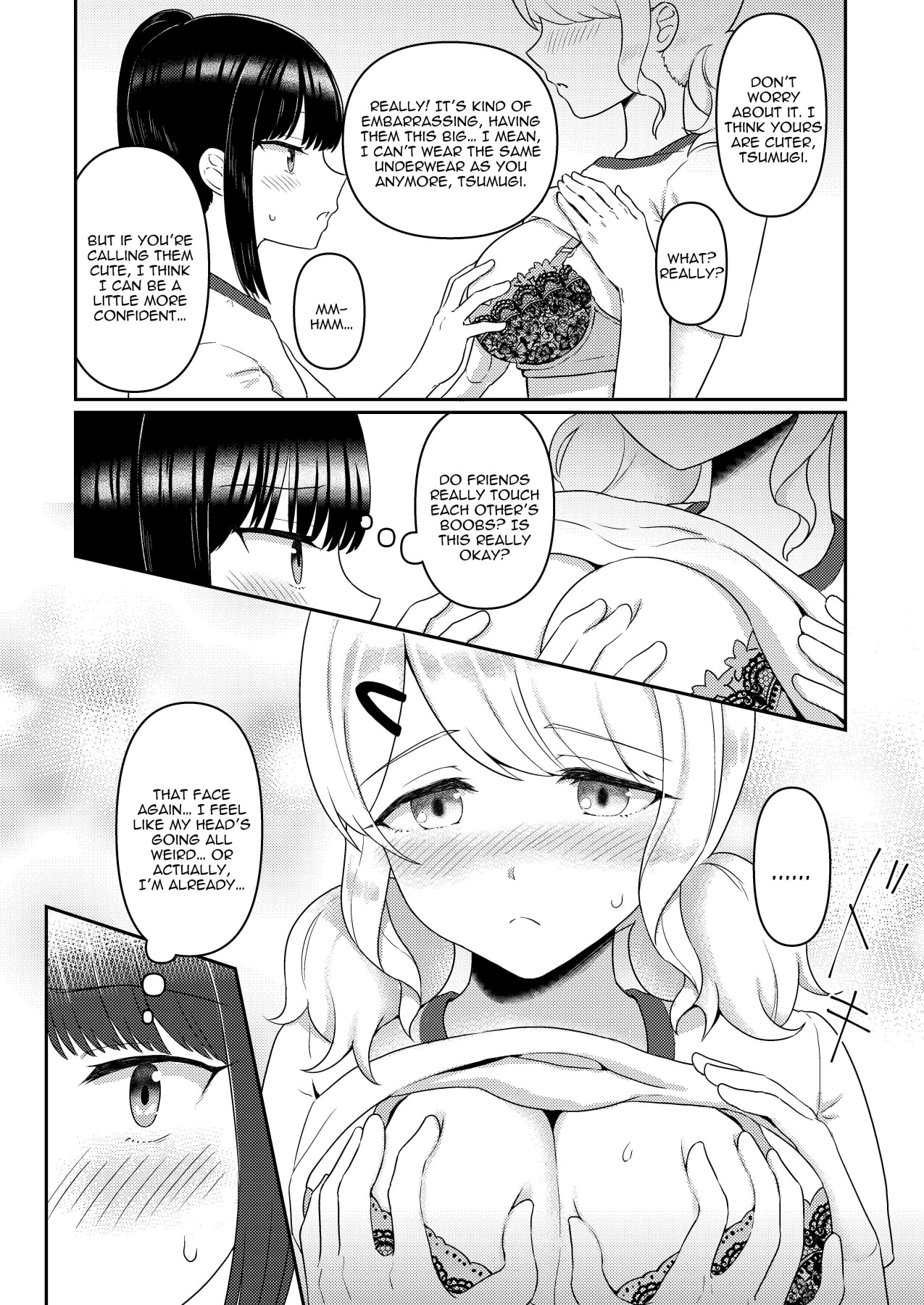 Hentai Manga Comic-Titititititty Breasty Lesbian Joint Publication-Read-112